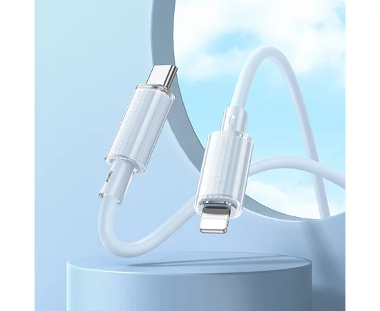 Дата кабель Borofone BX112 Lemon Type-C to Lightning 27W (1m) Blue