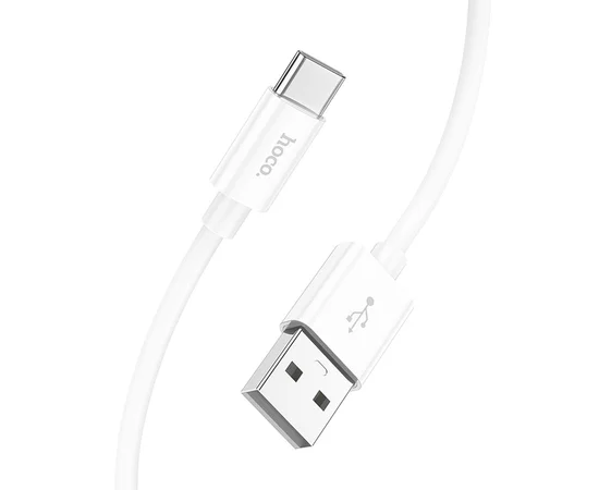 Дата кабель Hoco X87 Magic silicone USB to Type-C (1m) White