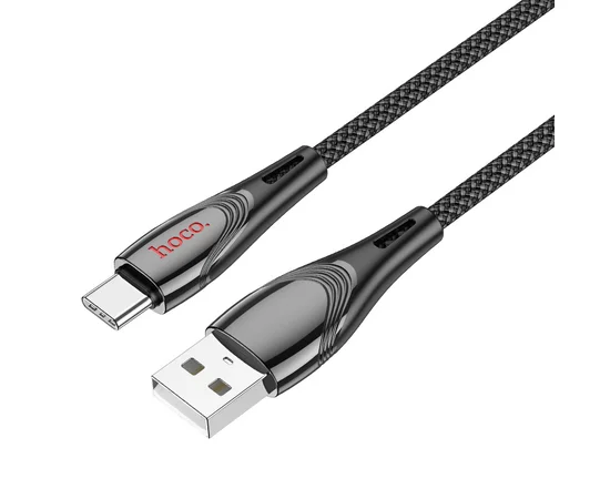 Дата кабель Hoco U133 Monte USB to Type-C (1.2m) Black