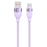Дата кабель Usams US-SJ631 U85 USB to Type-C 6A (2m) Purple