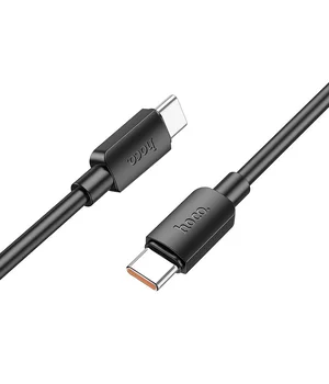 Дата кабель Hoco X96 Hyper Type-C to Type-C 100W (1m) Black