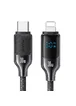 Дата кабель Usams US-SJ741 Digital Display HX Ser. Type-C to Lightning 30W (1.2m) Tarnish