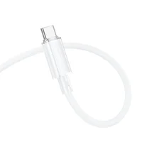 Дата кабель Borofone BX112 Lemon USB to Type-C 3.0A (1m) White