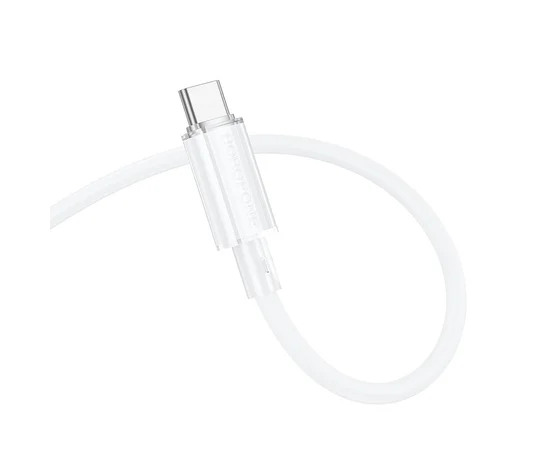 Дата кабель Borofone BX112 Lemon USB to Type-C 3.0A (1m) White