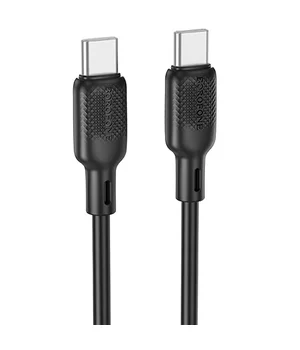 Дата кабель Borofone BX113 Lenny Type-C to Type-C 60W (2m) Black