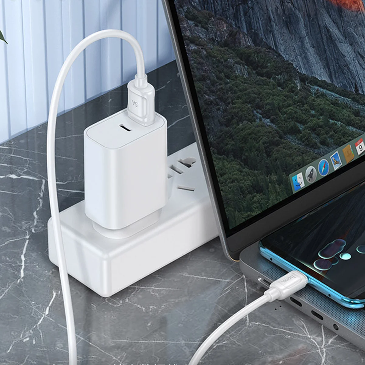 Дата кабель Hoco X115 Surpass USB to Type-C 100W (1m) White