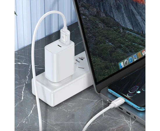 Дата кабель Hoco X115 Surpass USB to Type-C 100W (1m) White