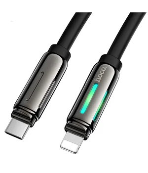 Дата кабель Hoco U136 Prize Type-C to Lightning 27W (1.2m) Black