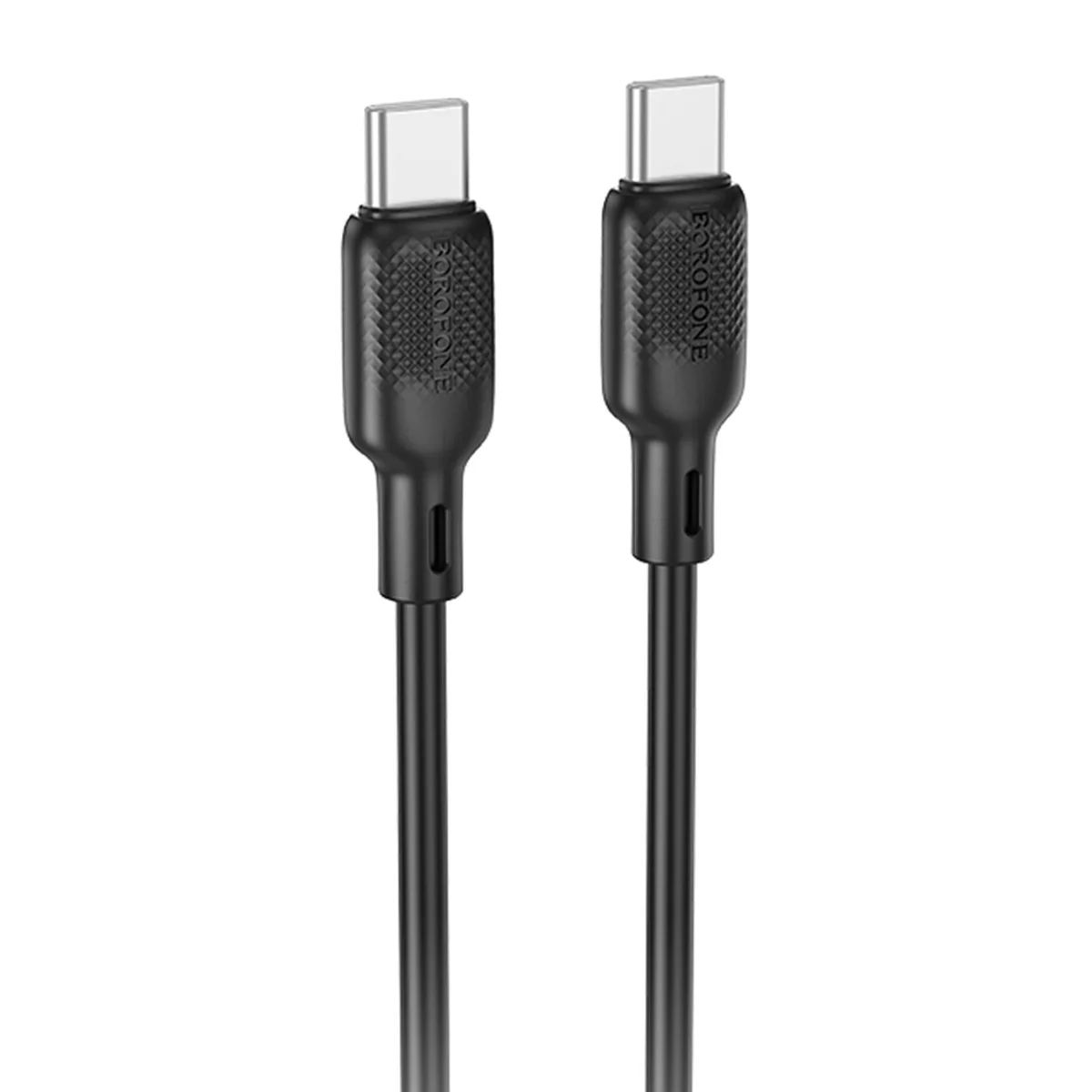 Дата кабель Borofone BX113 Lenny Type-C to Type-C 60W (1m) Black