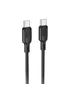 Дата кабель Borofone BX113 Lenny Type-C to Type-C 60W (1m) Black