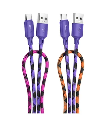 Дата кабель Hoco X116 Meridian USB to Type-C 3A (1m) Gradient Purple Mix