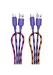 Дата кабель Hoco X116 Meridian USB to Type-C 3A (1m) Gradient Purple Mix