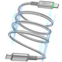 Дата кабель WIWU C084 Maglink Type-C to Type-C 100W (1m) Grey