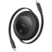 Дата кабель Baseus Free2Pull Mini Retractable Type-C to Type-C 100W (2m) (P10364500113) Cluster Black