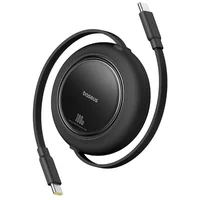 Дата кабель Baseus Free2Pull Mini Retractable Type-C to Type-C 100W (2m) (P10364500113) Cluster Black