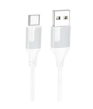Дата кабель Borofone BX101 Creator USB to Type-C 3A (1m) White