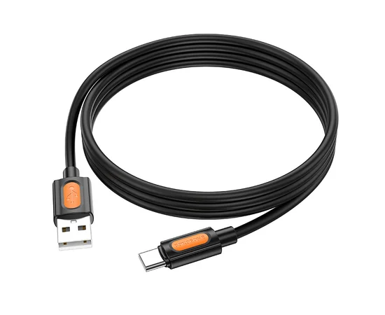Дата кабель Borofone BX114 Structure USB to Type-C 3A (1m) Black