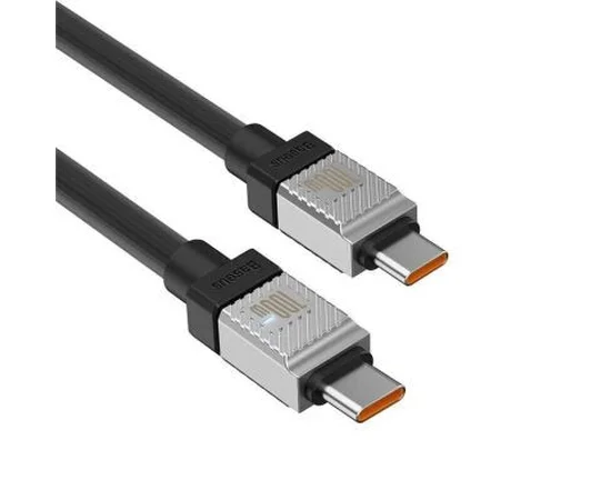 Дата кабель Baseus CoolPlay Series Type-C to Type-C 100W (1m) (CAKW00020) Black