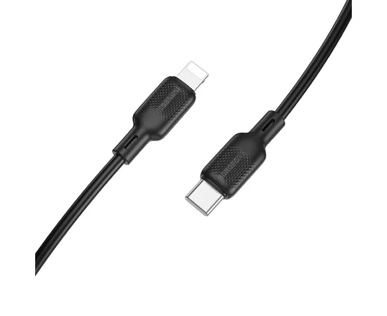 Дата кабель Borofone BX113 Lenny Type-C to Lightning 27W (3m) Black
