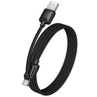 Дата кабель Hoco U146 Mundo USB to Type-C 36W (1.2m) Black