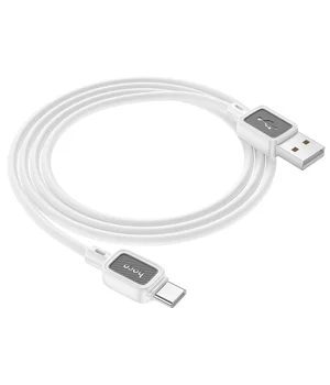 Дата кабель Hoco X108 Benefit USB to Type-C 3A (1m) White