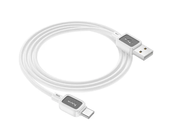 Дата кабель Hoco X108 Benefit USB to Type-C 3A (1m) White