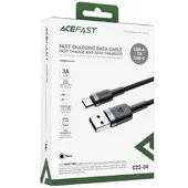 Дата кабель Acefast C22-04 USB to Type-C 60W (1.2m) Black