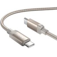 Дата кабель Hoco X117 Star Type-C to Type-C 60W (1m) Gold