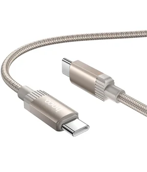 Дата кабель Hoco X117 Star Type-C to Type-C 60W (1m) Gold
