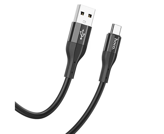 Дата кабель Hoco X72 Creator silicone USB to Type-C (1m) Black