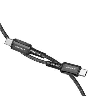 Дата кабель Acefast C1-03 Type-C to Type-C 60W (1.2m) Black