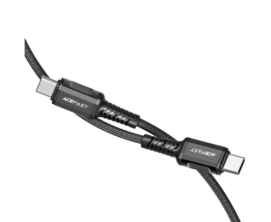 Дата кабель Acefast C1-03 Type-C to Type-C 60W (1.2m) Black