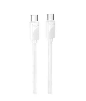 Дата кабель Hoco X114 Energy Type-C to Type-C 60W (1m) White