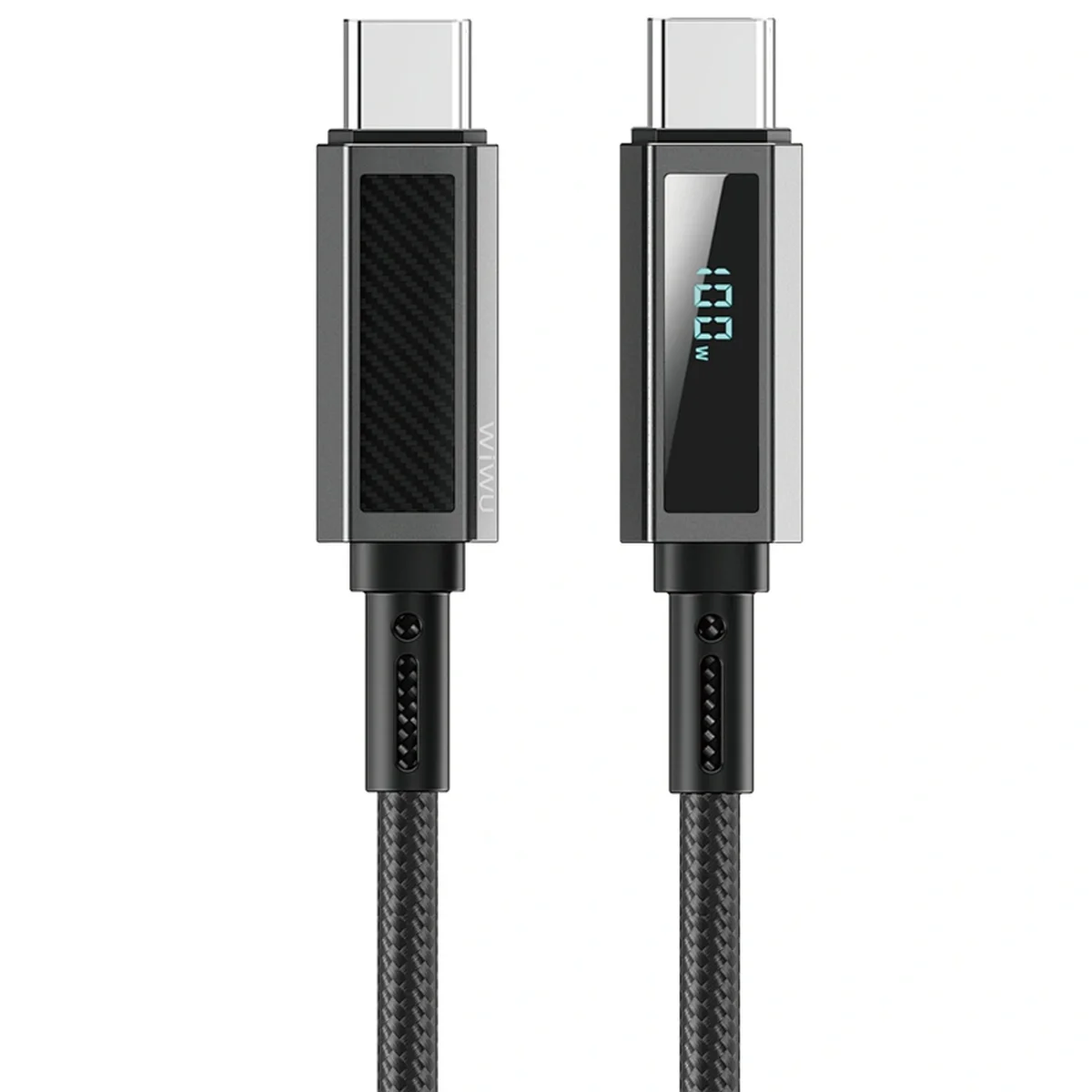 Дата кабель WIWU C079 Warriors Type-C to Type-C 100W (1.2m) Black