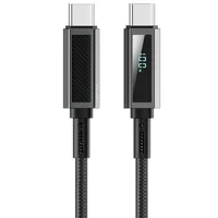 Дата кабель WIWU C079 Warriors Type-C to Type-C 100W (1.2m) Black