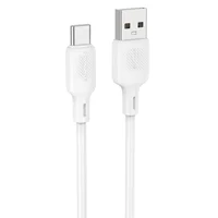 Дата кабель Borofone BX113 Lenny USB to Type-C 3A (1m) White