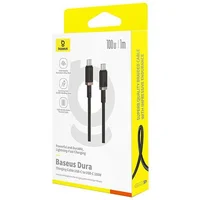 Дата кабель Baseus Dura Series Fast Charging Type-C to Type-C 100W (1m) (P10377803U01) Gold / Black