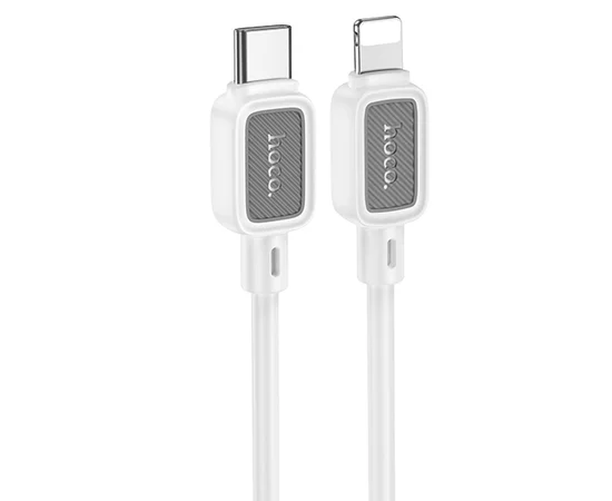 Дата кабель Hoco X108 Benefit 27W Type-C to Lightning (1m) White