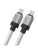 Дата кабель Baseus CoolPlay Series Type-C to Type-C 100W (1m) (CAKW00020) White