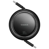 Дата кабель Baseus Free2Draw Mini Retractable Type-C to Type-C 100W (1m) (P10364500) Cluster Black