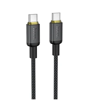 Дата кабель Hoco X128 Benefit Type-C to Type-C 60W (1m) Black