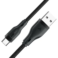 Дата кабель Acefast C8-04 USB to Type-C 3A (1.2m) Black