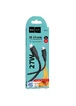 Дата кабель Hoco X124 Bien silicone Type-C to Lightning 27W (1m) Black