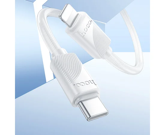 Дата кабель Hoco X114 Energy Type-C to Lightning 27W (1m) White