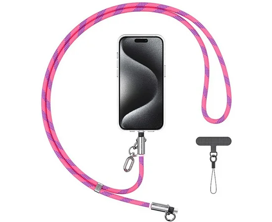 Дата кабель-шнурок Usams US-SJ746 Type-C to Lightning 30W (1.2m) Pink