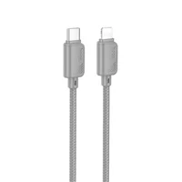 Дата кабель Hoco X113 Beneficio Type-C to Lightning (1m) Gray