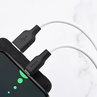 Дата кабель Hoco X21 Silicone Type-C Cable (1m) Чорний / Білий