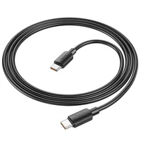 Дата кабель Hoco X96 Hyper Type-C to Type-C 100W (1m) Black
