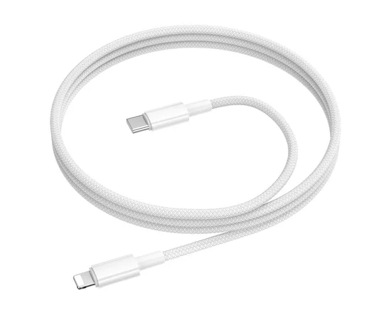 Дата кабель Borofone BX117 Source Type-C to Lightning 27W (1m) White