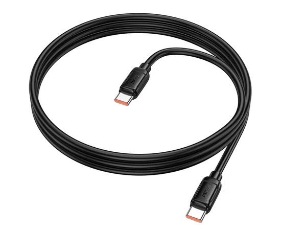 Дата кабель Hoco X115 Surpass Type-C to Type-C 240W (1m) Black
